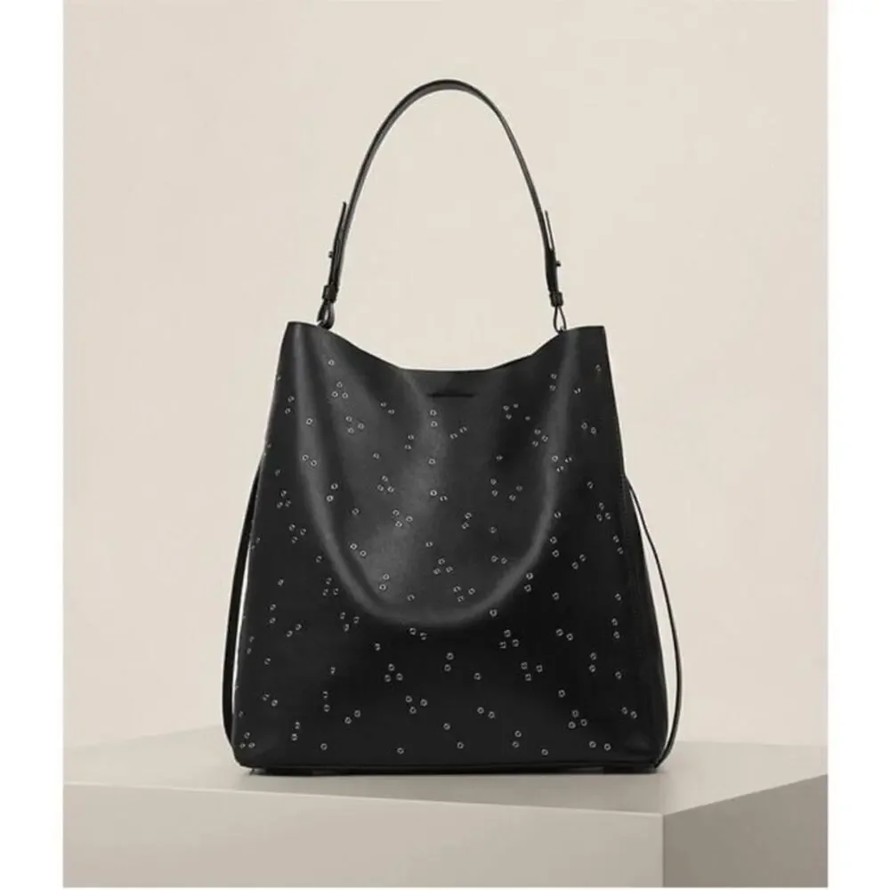 All Saints Junai North South Leather Tote